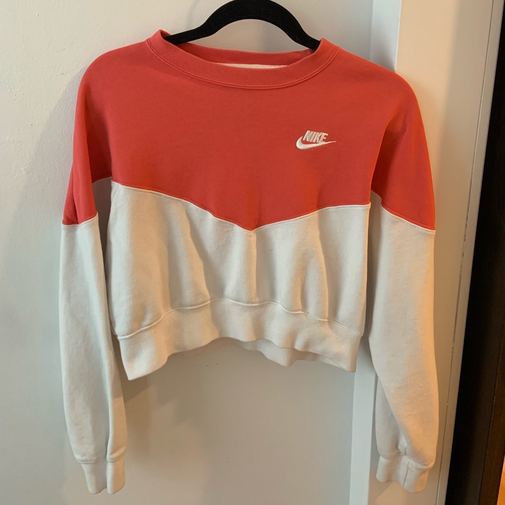WOMENS NIKE CROPPED CREWNECK SWEATSHIRT